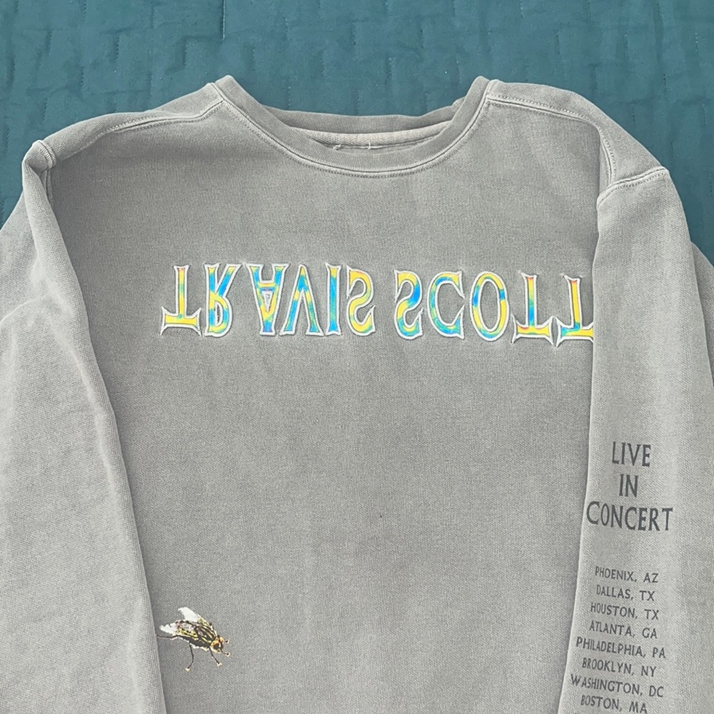 (rare) 2017 travis scott concert sweatshirt